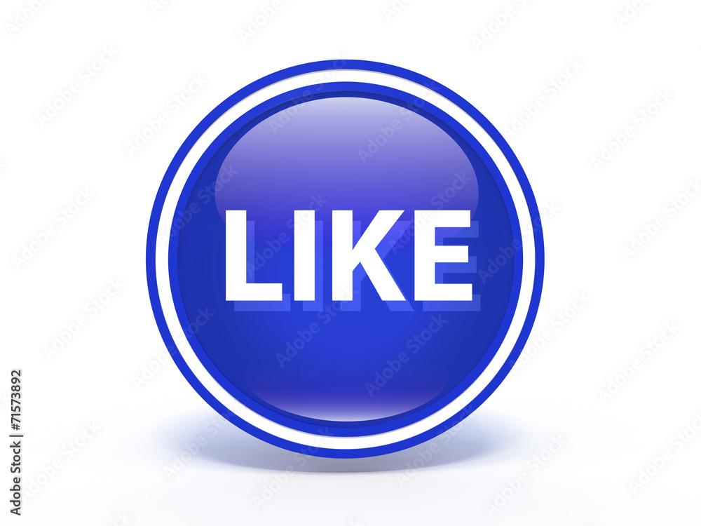like circular icon on white background like circular icon on white background