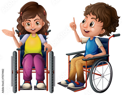 Children and wheelchair