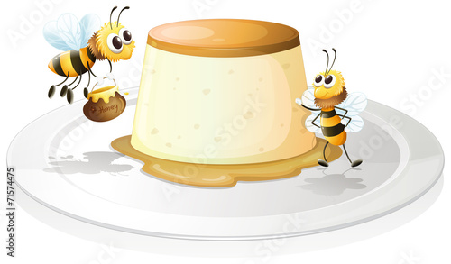 Custard and bees