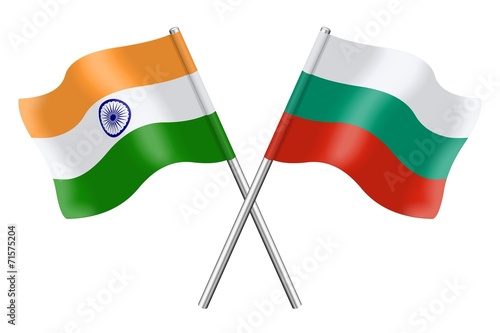 Free Download Flags: India and Bulgaria - GFXLoad
