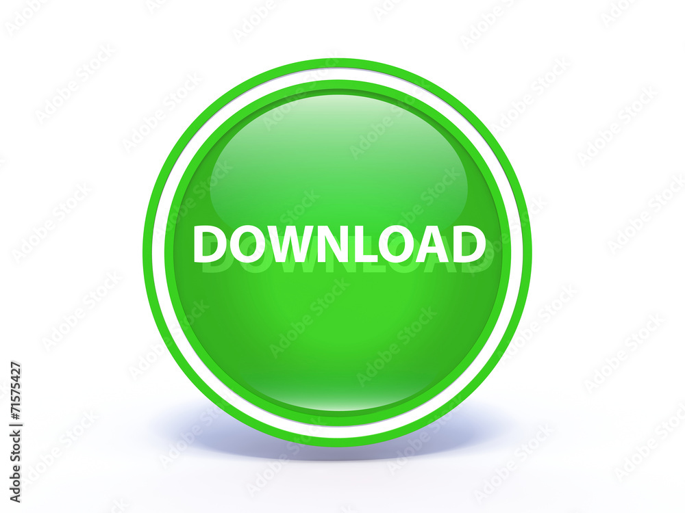 download circular icon on white background download circular icon on white background