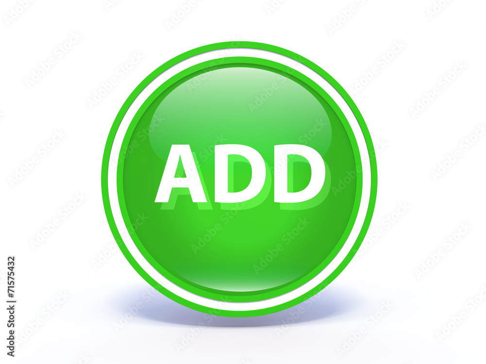add circular icon on white background add circular icon on white background