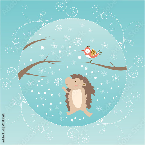 winter card