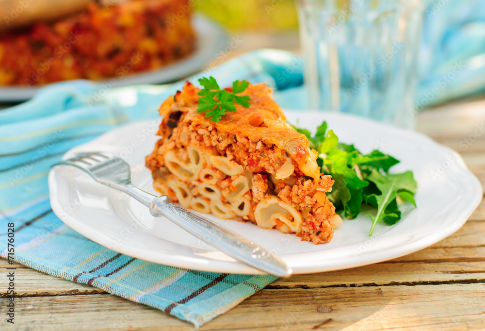 A Piece of Bolognese Pasta Bake A Piece of Bolognese Pasta Bake
