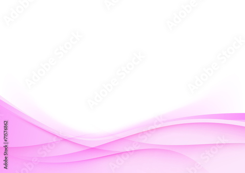 Pink wedding background smooth swoosh waves