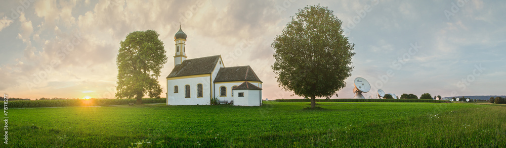 kleine katholische Kapelle - Panorama