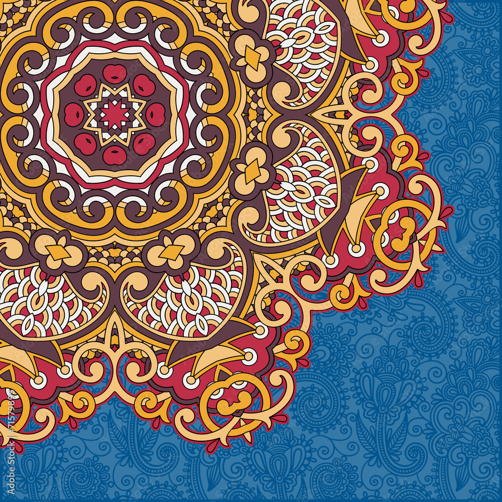 floral round pattern in ukrainian oriental ethnic style for your floral round pattern in ukrainian oriental ethnic style for your