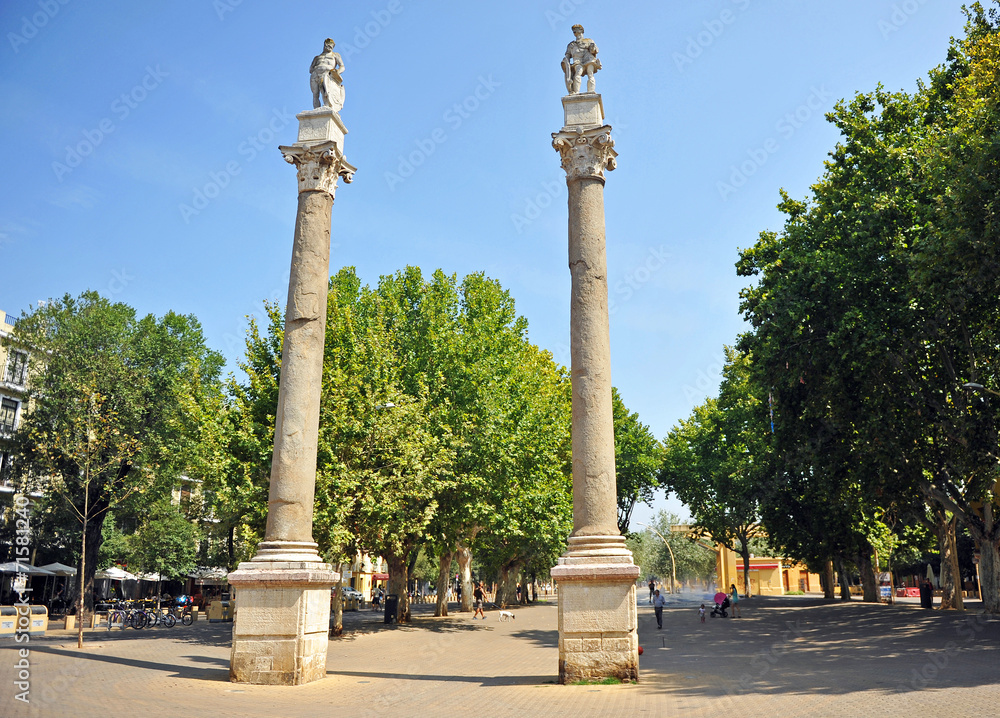 Alameda de Hércules, Sevilla, Andalucía, España
