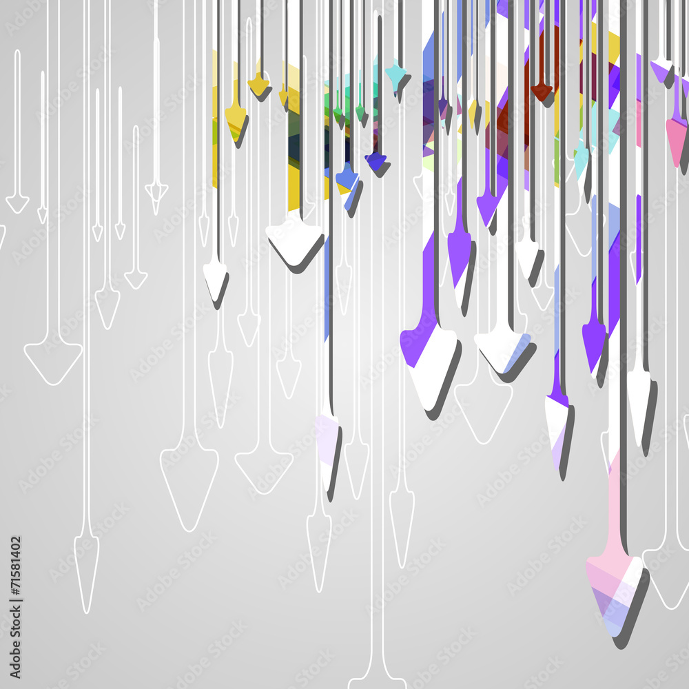 Arrow design background. Arrow design background.