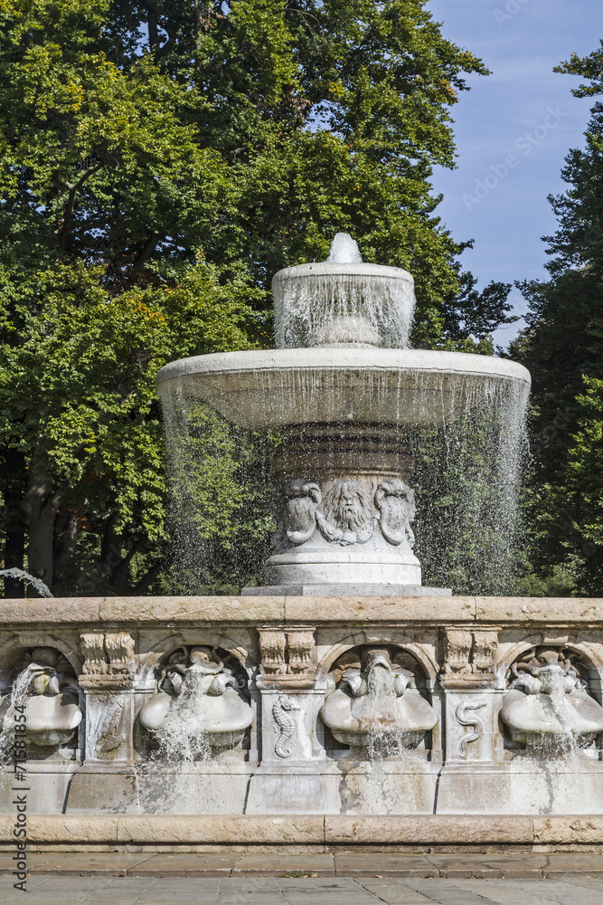 Obraz premium Wittelsbacher Brunnen - Detailansicht