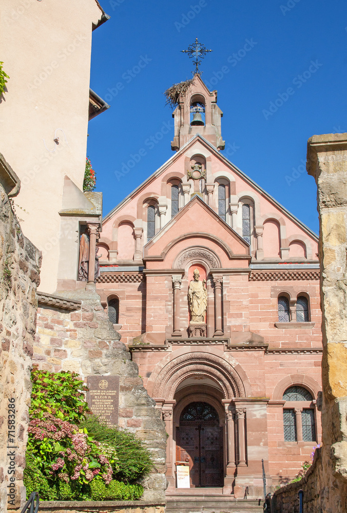 Chapelle Saint-Léon IX, Eguisheim, Haut Rhin, Alsace