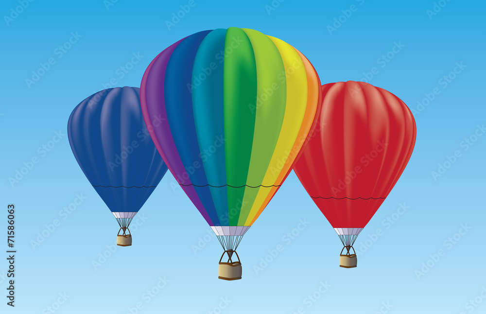 Fototapeta premium Hot-air balloons