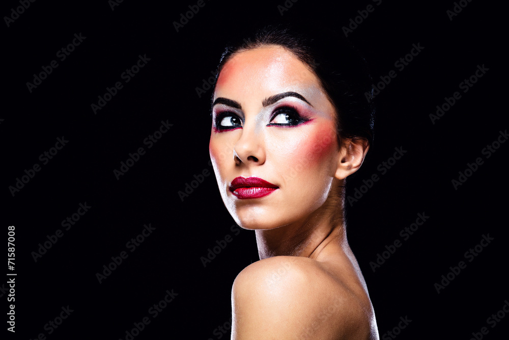 Portrait of attractive young woman Portrait of attractive young woman