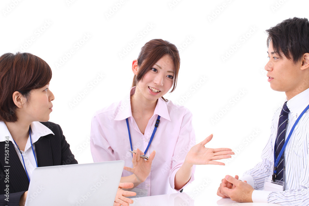 Fototapeta premium 打合せ、ミーティング