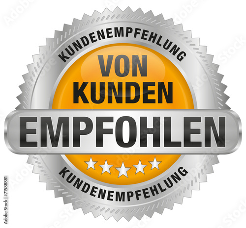 Von Kunden empfohlen - Kundenempfehlung