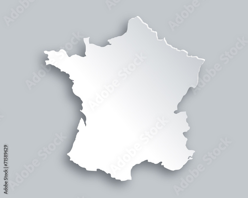 Karte von Frankreich