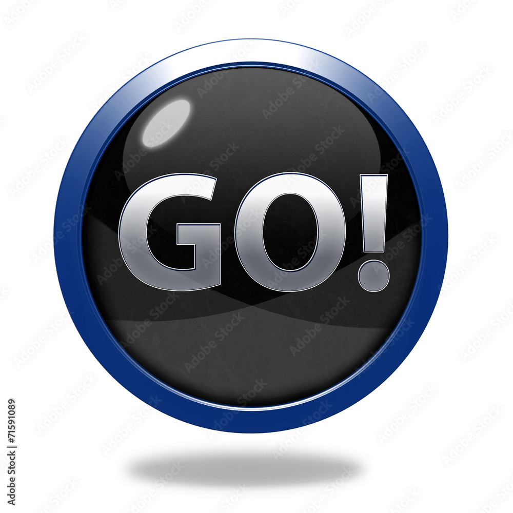 go circular icon on white background go circular icon on white background