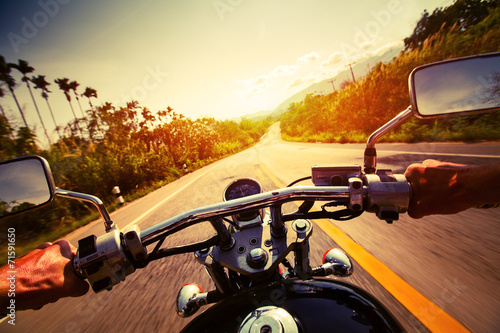 Canvas Print Motorcycle