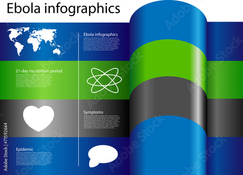 Stop ebola infographics