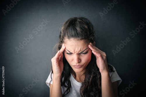 Billede på lærred A terrible headache