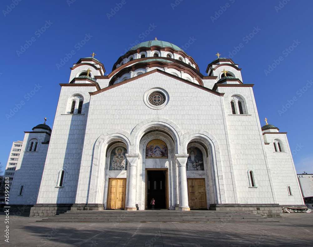 Temple of St. Sava ,located in Belgrade,capitol of Serbia Temple of St. Sava ,located in Belgrade,capitol of Serbia
