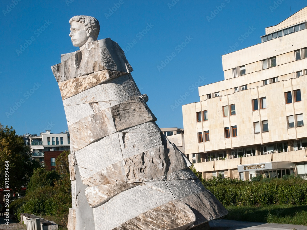 Vasil Levski monument in Kardzali