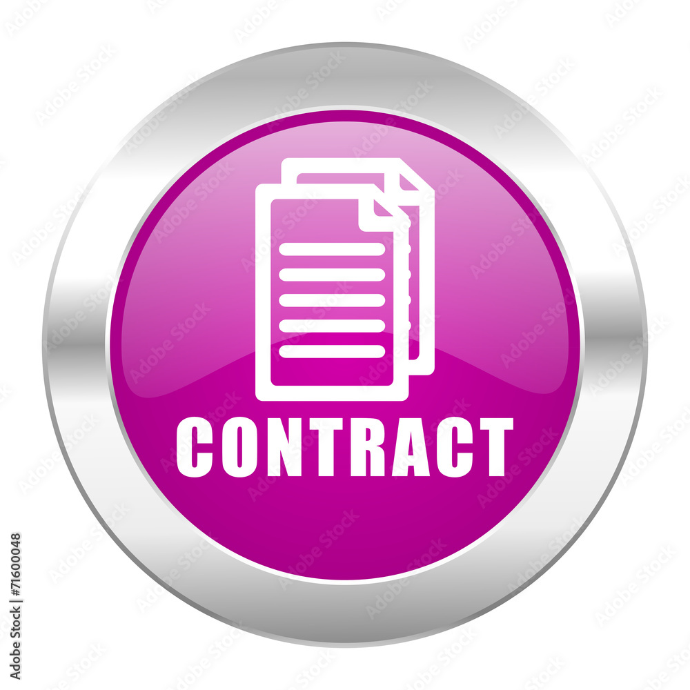 contract violet circle chrome web icon isolated contract violet circle chrome web icon isolated