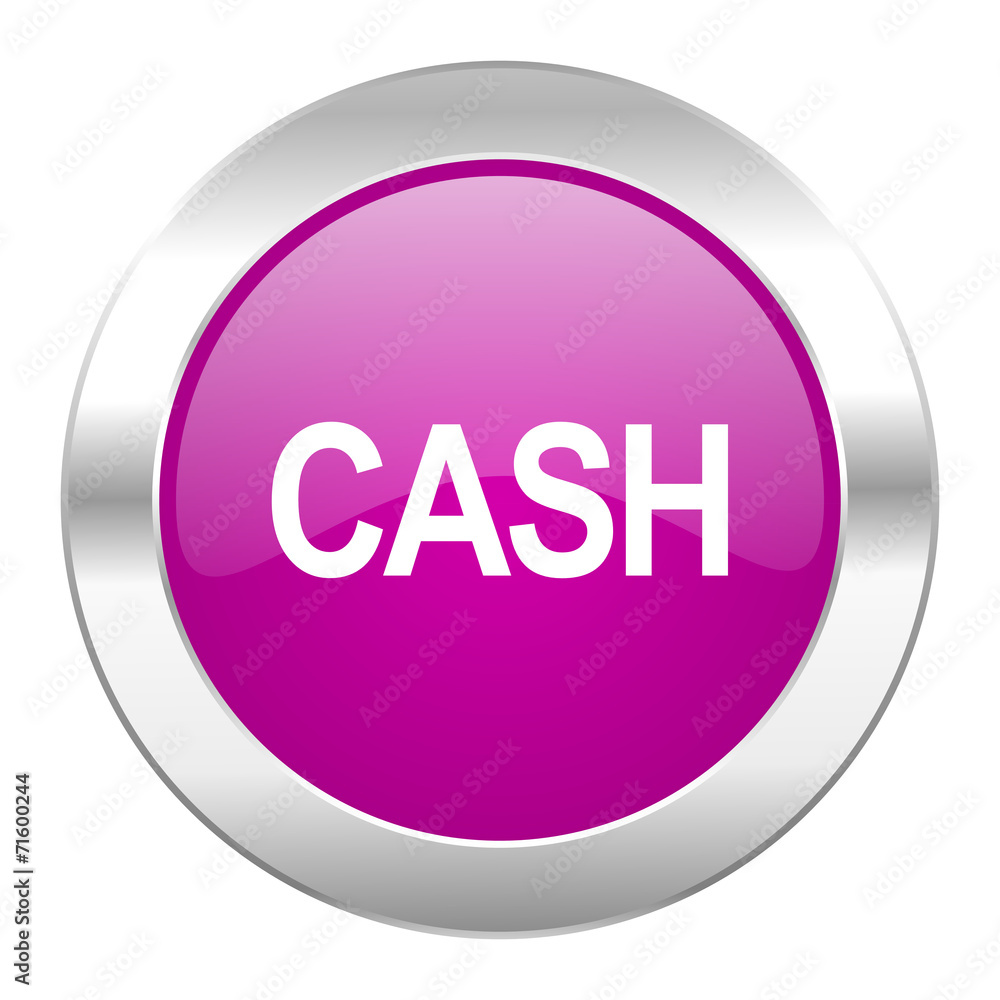 cash violet circle chrome web icon isolated cash violet circle chrome web icon isolated