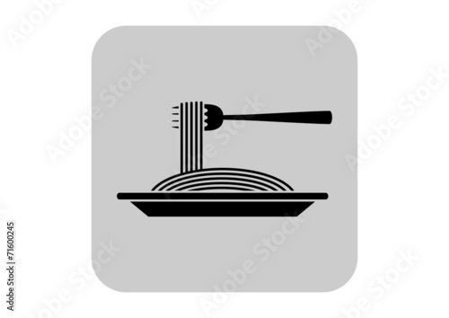 Spaghetti vector icon