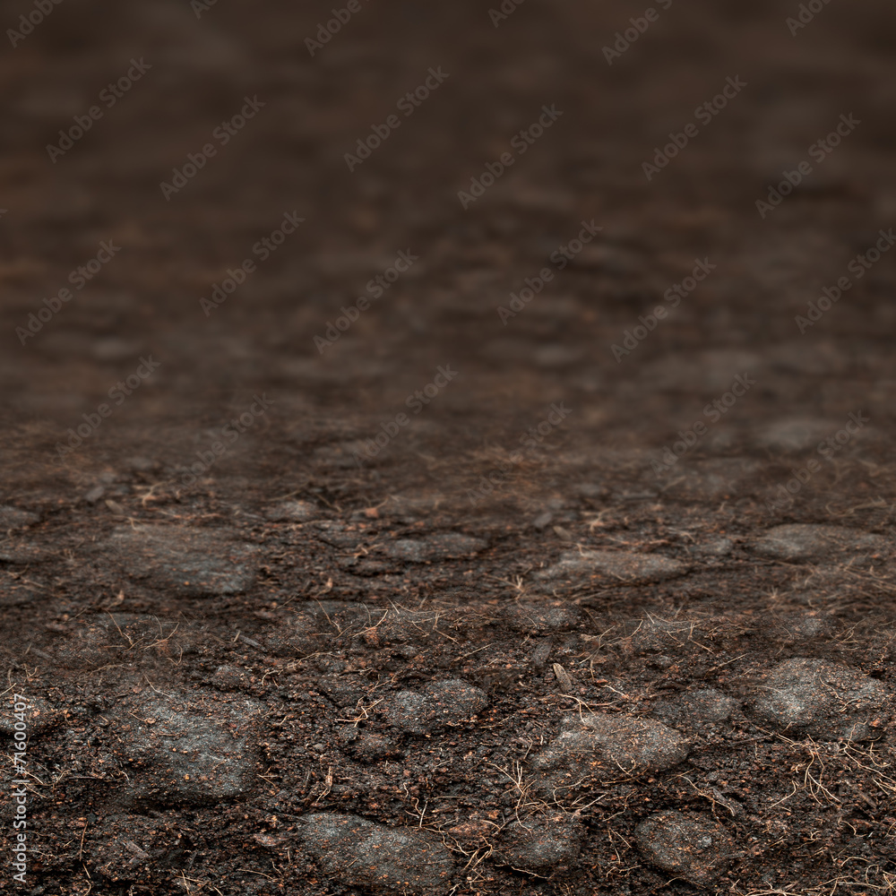 Loose soil Loose soil