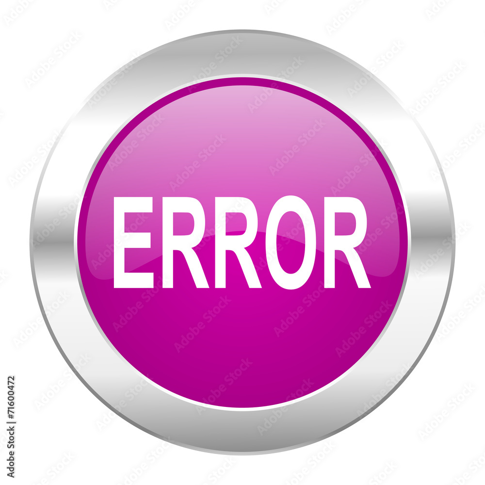 error violet circle chrome web icon isolated error violet circle chrome web icon isolated
