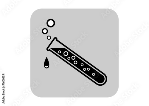 Laboratory glass icon