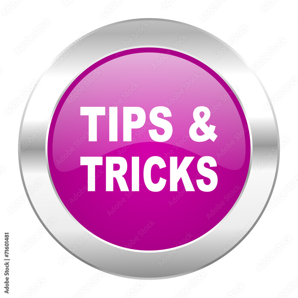 tips tricks violet circle chrome web icon isolated tips tricks violet circle chrome web icon isolated