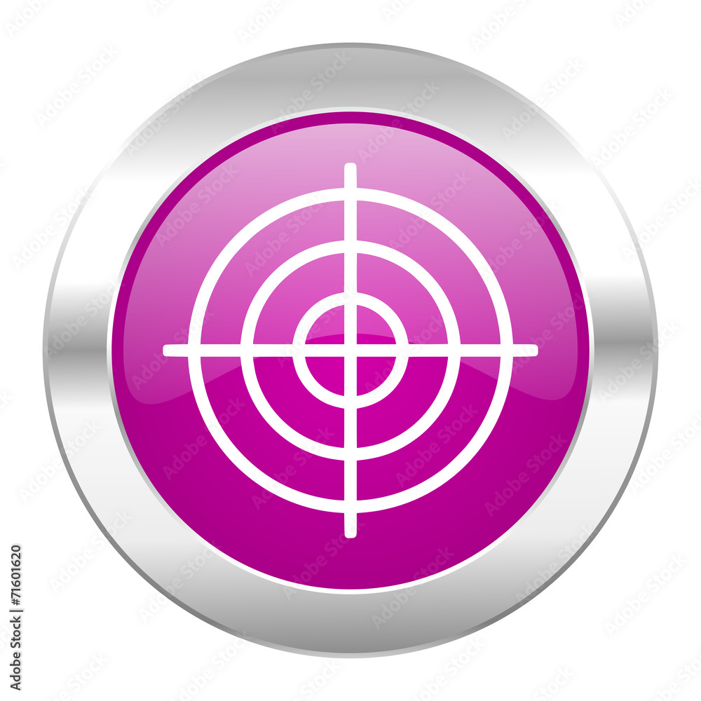 target violet circle chrome web icon isolated target violet circle chrome web icon isolated