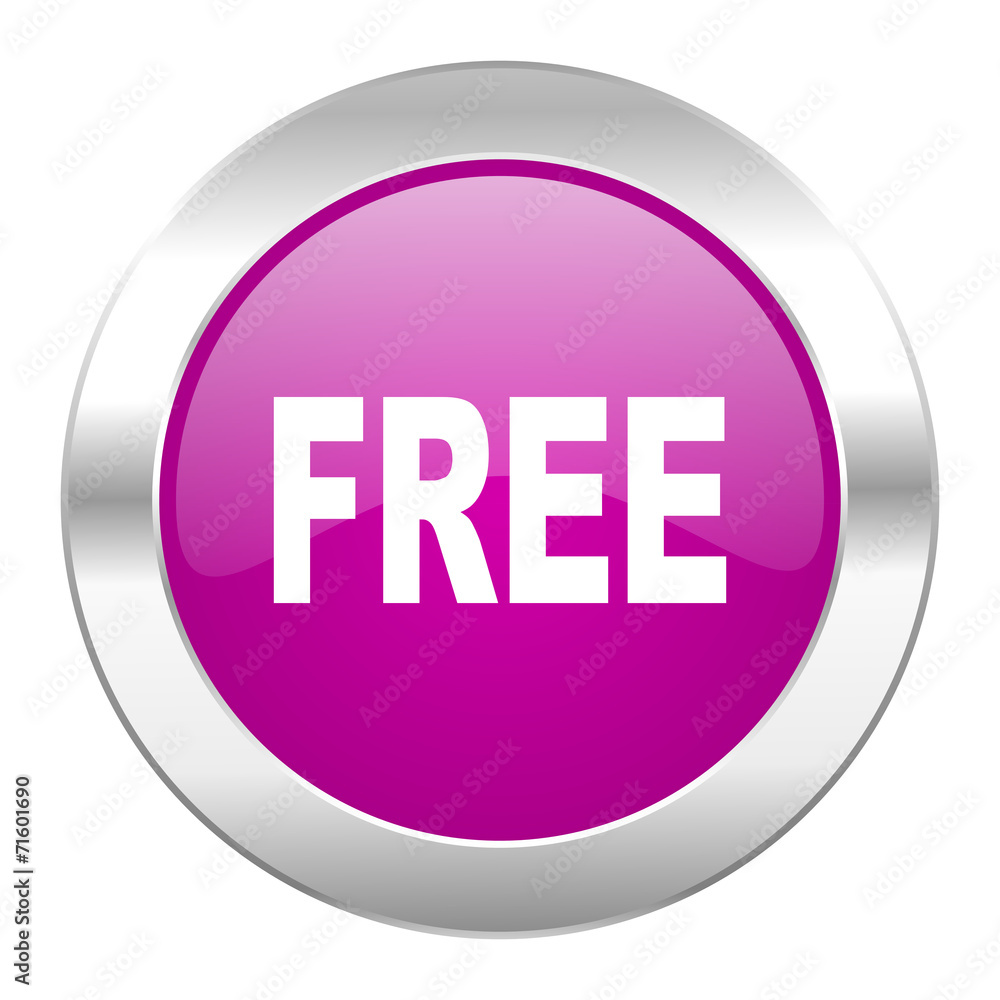 free violet circle chrome web icon isolated free violet circle chrome web icon isolated
