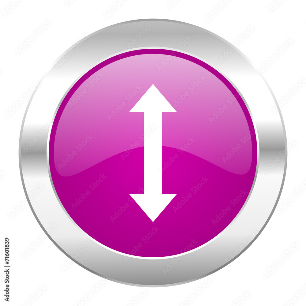 arrow violet circle chrome web icon isolated arrow violet circle chrome web icon isolated