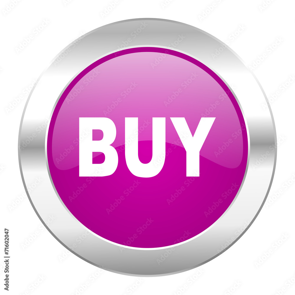 buy violet circle chrome web icon isolated