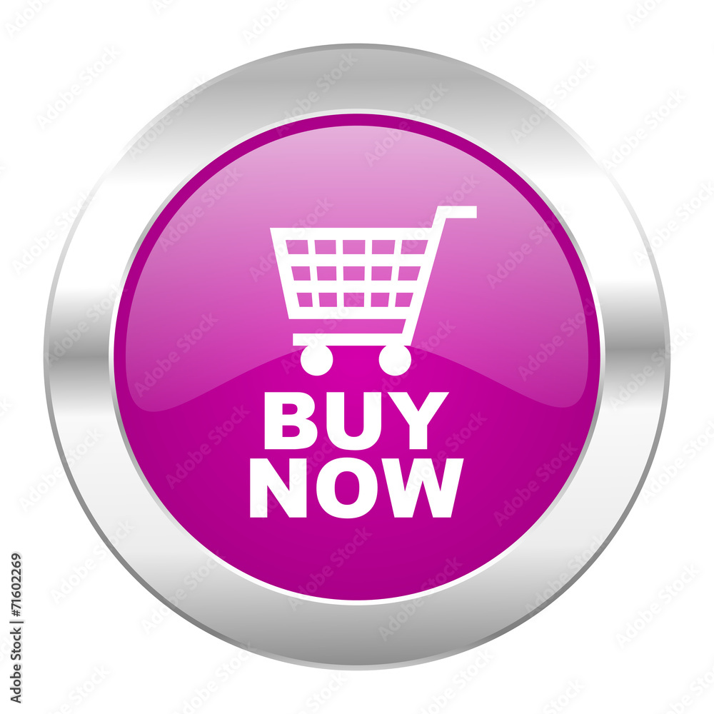 buy now violet circle chrome web icon isolated buy now violet circle chrome web icon isolated