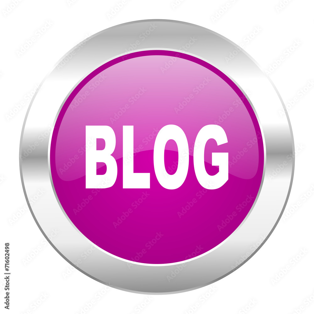 blog violet circle chrome web icon isolated blog violet circle chrome web icon isolated