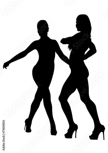 Two dance girls