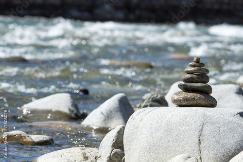 Canvas Print spa stone