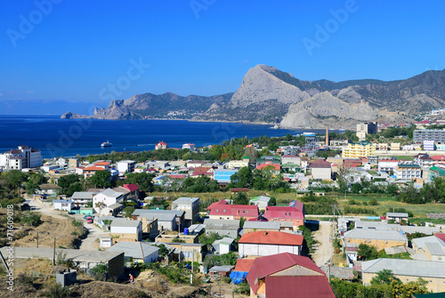 Sudak city. Crimea. Ukraine