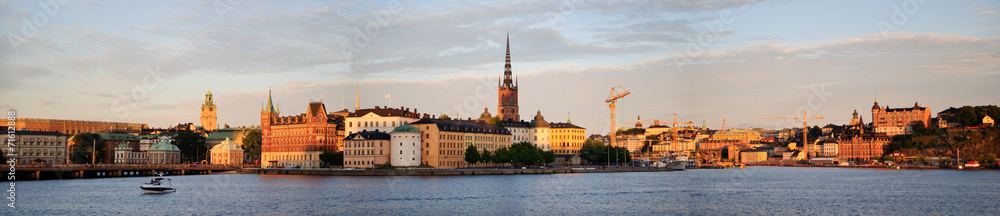 Naklejka premium Stockholm panorama