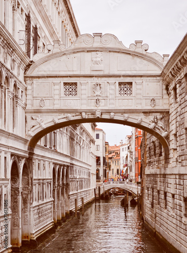 Fototapeta Naklejka Na Ścianę i Meble -  Bridge of Sighs Venice