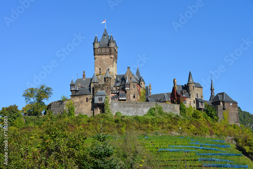 Reichsburg Cochem, Mosel, Gipfelburg, Rheinland-Pfalz, Cochem