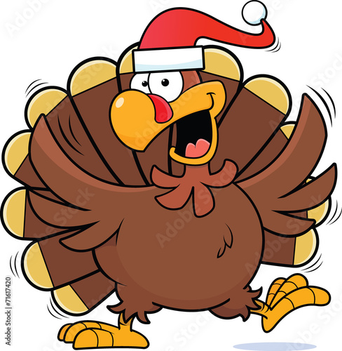 Cartoon Christmas Turkey