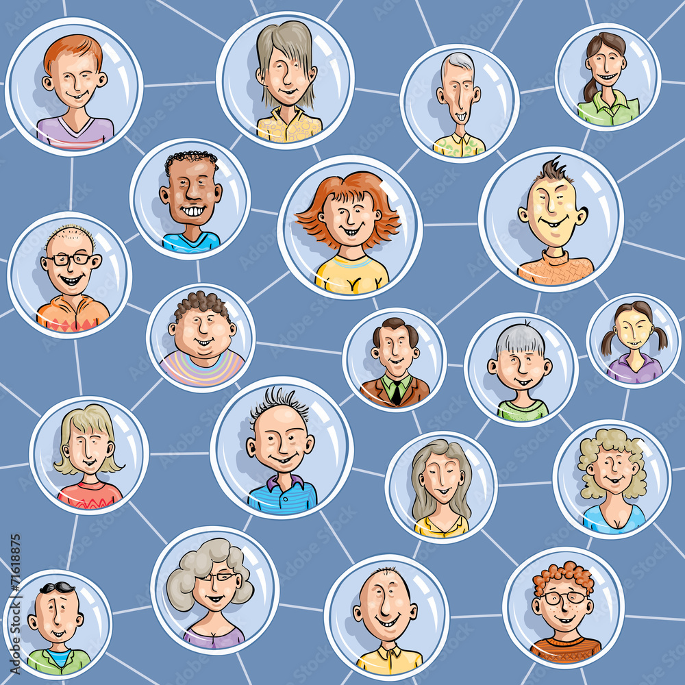 Seamless social network Seamless social network