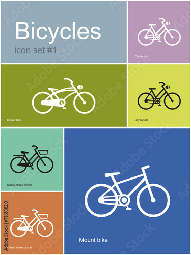 Various bicycles