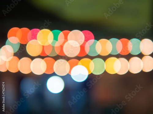 blurred lights abstract color background