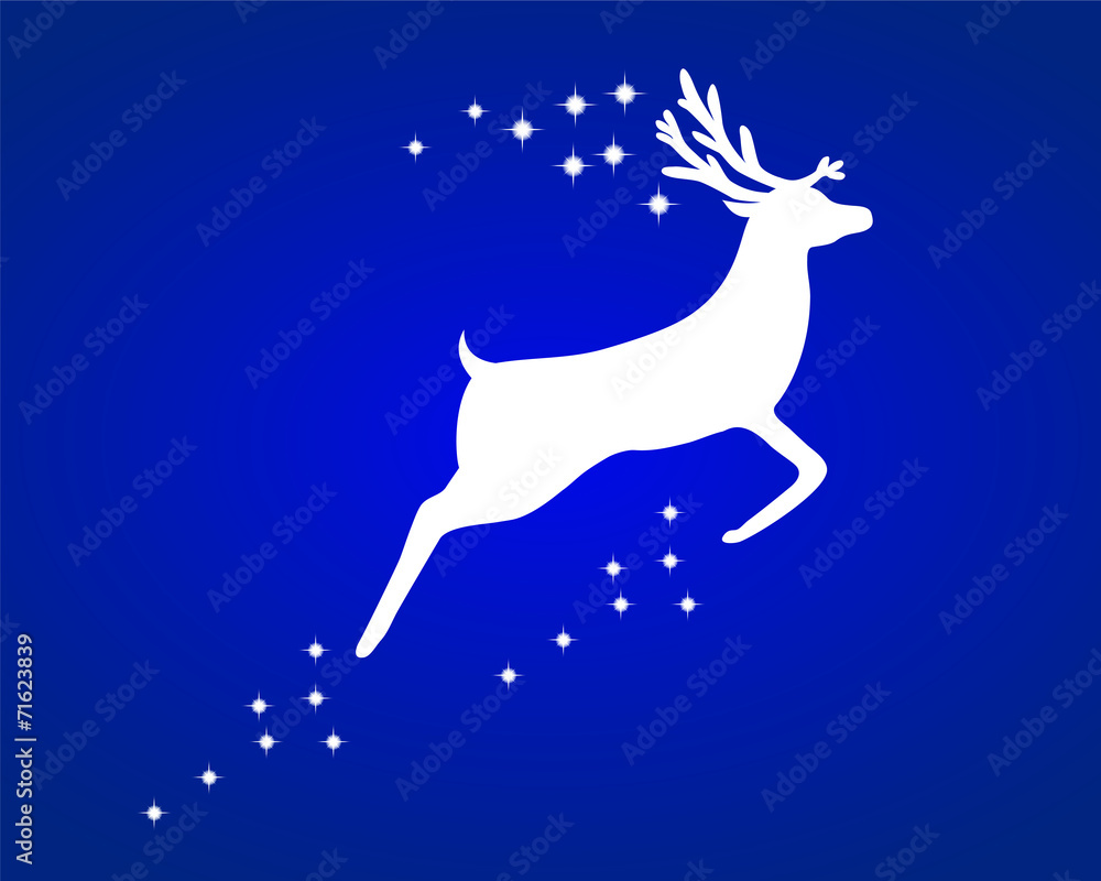 Reindeer with stars